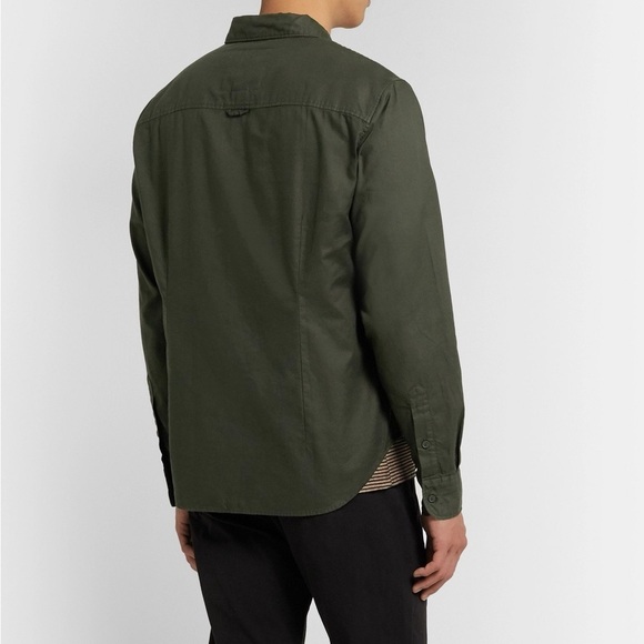 Entireworld Slim-Fit Button-Down Organic Cotton Oxford Shirt Type A Version 2 - Picture 7 of 8